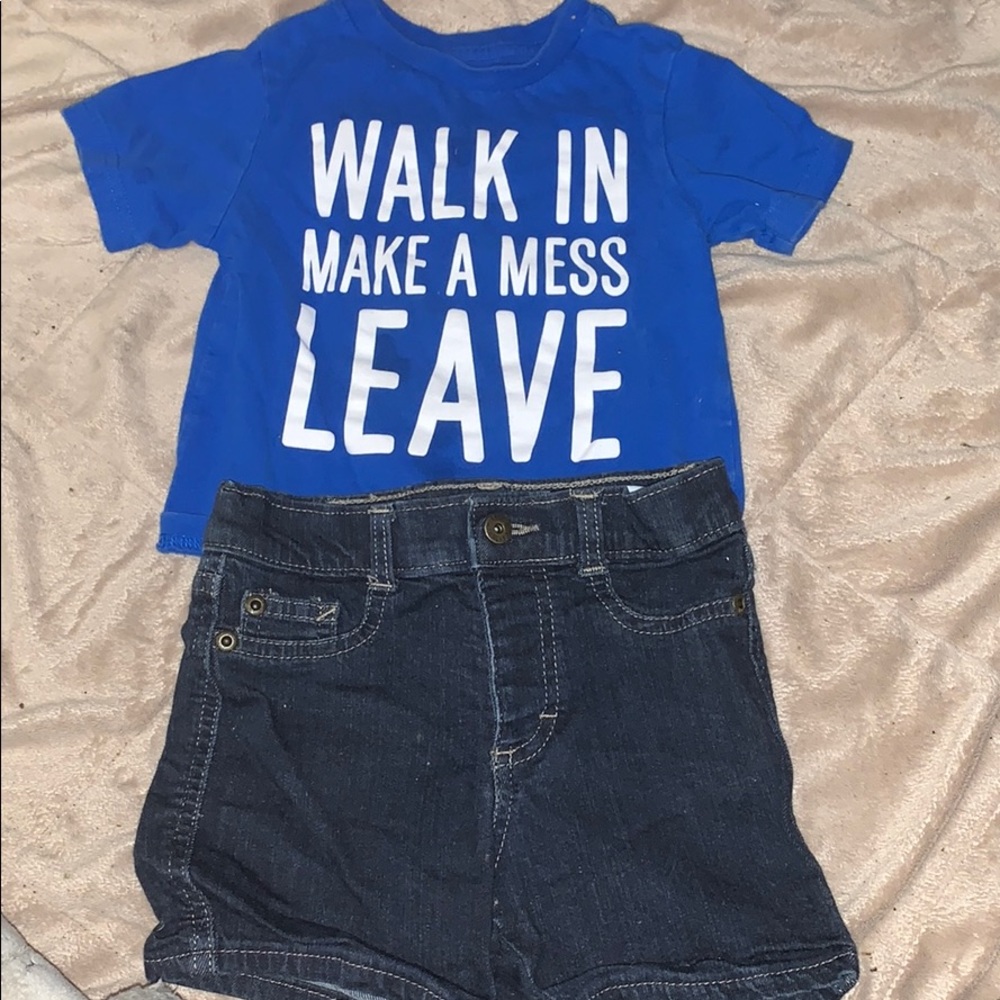 Shorts & t-shirt